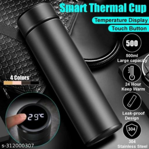 Flask with Smart Cup LED Temperatur